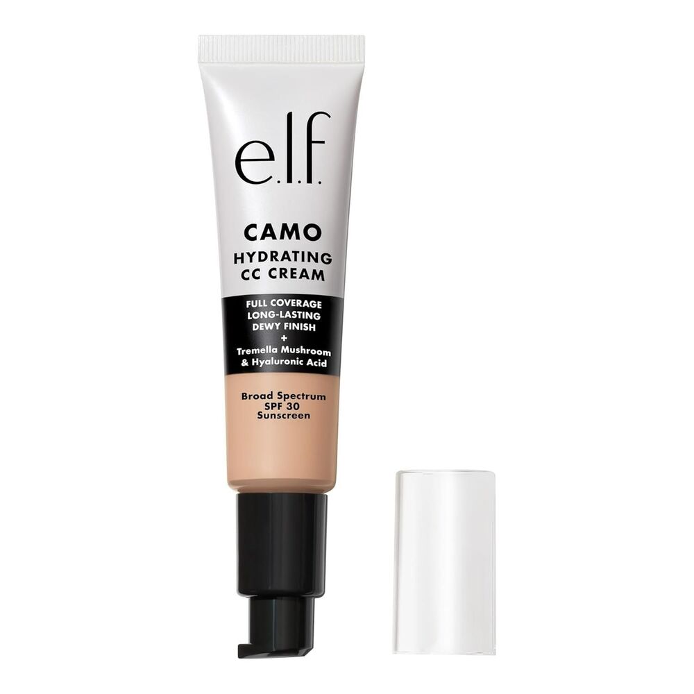 e.l.f. Hydrating Camo CC Cream Light 205 N SPF 30 Full Coverage Long Lasting 1oz